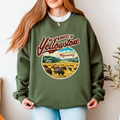 Yellowstone National Park Graphic Sweatshirt – Military Green