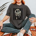 Retro Smiley Face Graphic Tee - Pepper